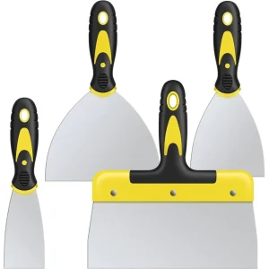 4PCS Stainless Steel Scraper Set
