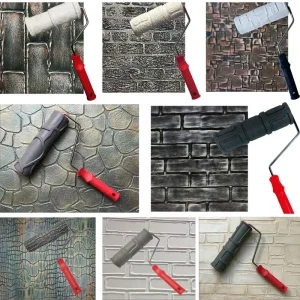 10 In Paint Tool Brick Embossing Roller